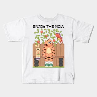 Mindful Cat Kids T-Shirt